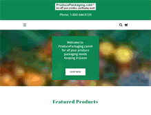 Tablet Screenshot of producepackaging.com